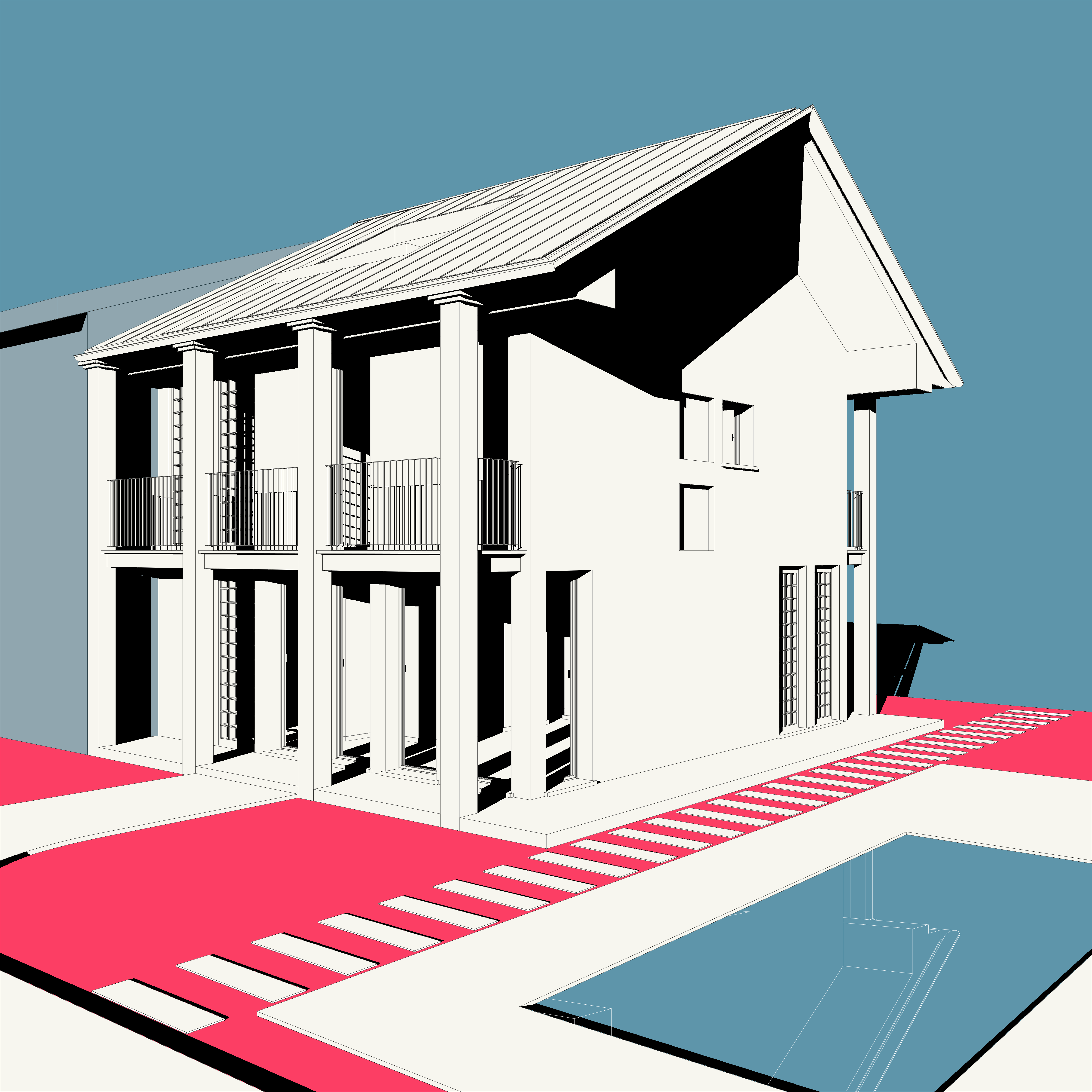 Abitazione Privata - Cascina Contemporanea